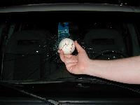 The Culprit was a foul ball that flew over the corner of section 205.