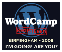WordCamp Birmingham September 27-28, 2008