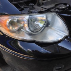 After treatment the headlight is much better!